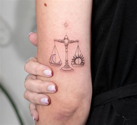 libra zodiac tattoo|10 Libra Zodiac Sign Tattoos Featuring Libra Constellations, .